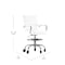 Flash Furniture White LeatherSoft Drafting Chair with Skate Wheels GO-2286B-WH-RLB-GG - alternate 6